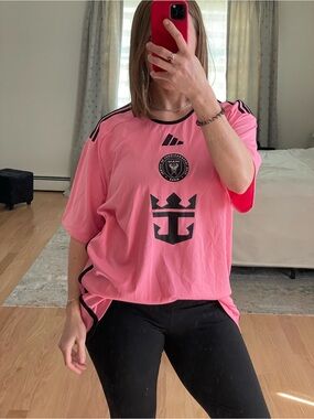 Adidas Pink Soccer Jersey #10 LEO MESSI 🩷🩷